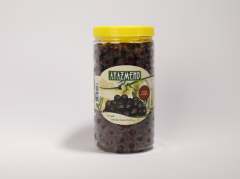 Ayvalık Natürel Siyah Yuvarlama Zeytin 1.5'luk Pet (Net 1100gr.)