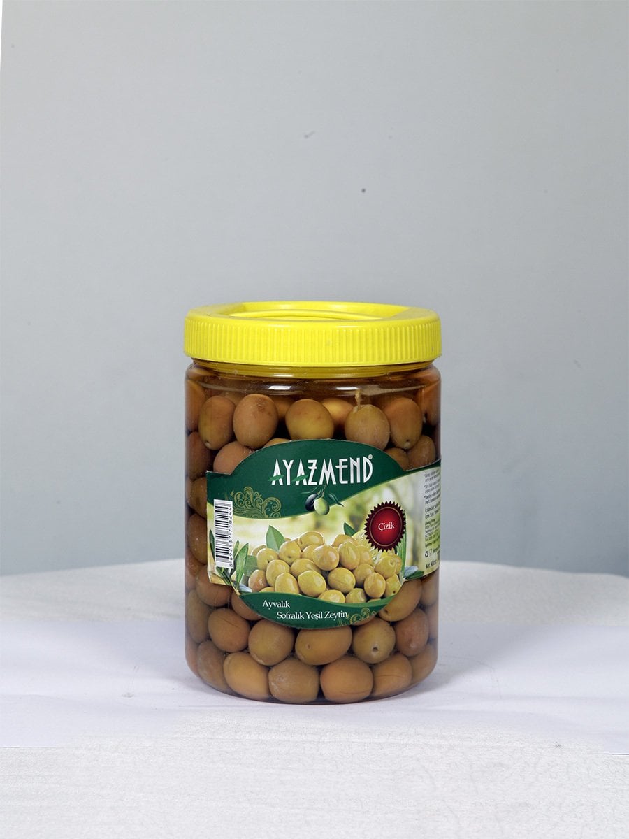 Ayvalık Natürel Yeşil Çizik Zeytin 700 gr.