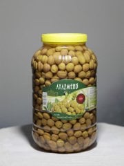 Ayvalık Natürel Yeşil Çizik Zeytin 5'lik Pet (Net 4000gr)