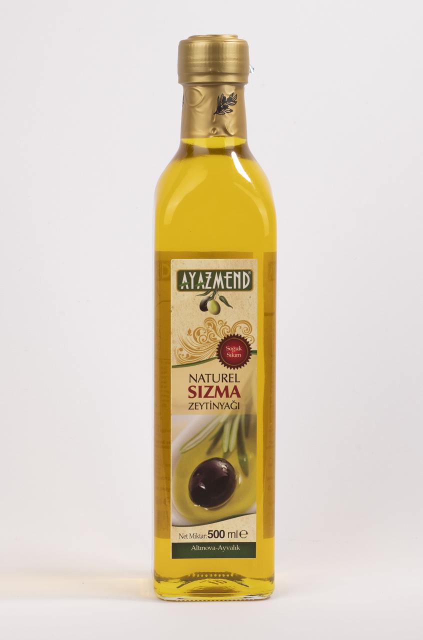 Natürel Sızma Zeytinyağı 0,8 , 500ml (Cam)